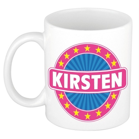 Kirsten naam koffie mok / beker 300 ml