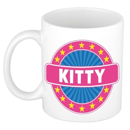Kitty naam koffie mok / beker 300 ml