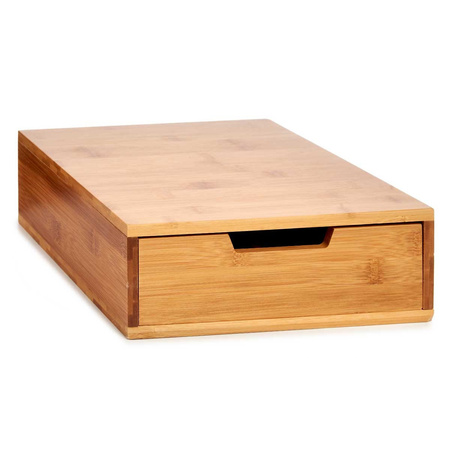Koffie cup/capsule houder/dispenser lade bamboe hout  30 x 30 x 10 cm