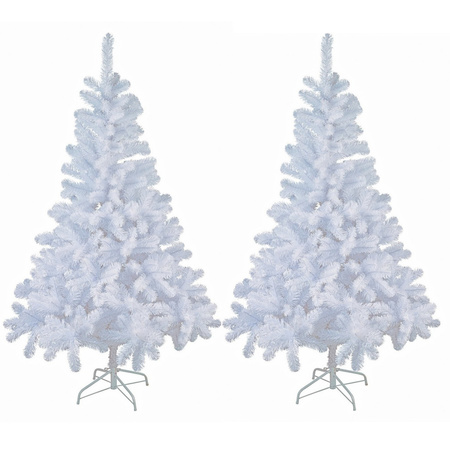 White artificial Christmas tree / artificial tree 90 cm