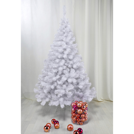 Kunst kerstboom/kunstboom wit 90 cm