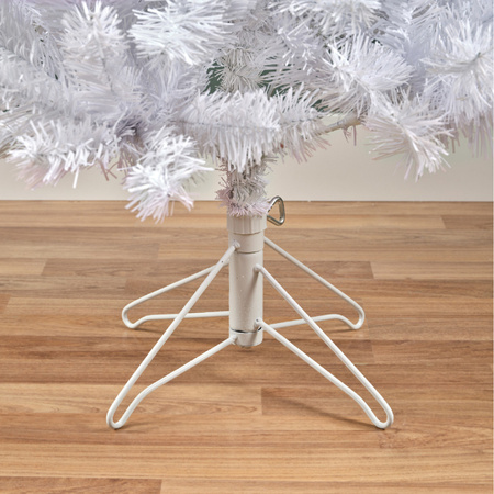 Kunst kerstboom wit Imperial pine 340 tips 150 cm inclusief opbergzak