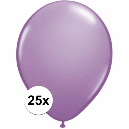 Lavendel ballonnen 25 stuks 30 cm