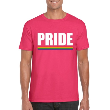 Gay Pride shirt pink Pride men