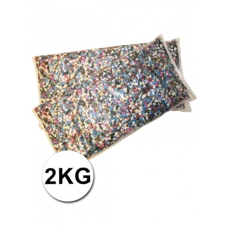 Luxe confetti 2 kilo multicolor 