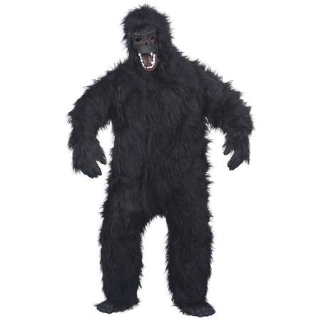 Luxe gorilla pak/kostuum - zwart - voor volwassenen