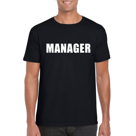Manager t-shirt black men