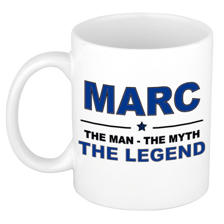 Marc The man, The myth the legend cadeau koffie mok / thee beker 300 ml