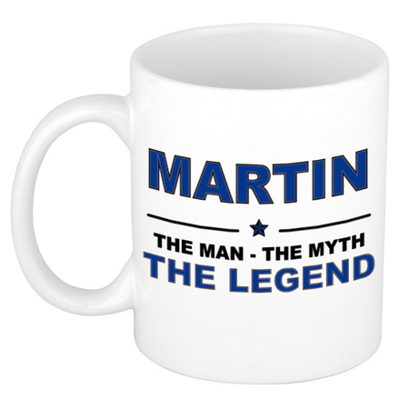 Martin The man, The myth the legend cadeau koffie mok / thee beker 300 ml