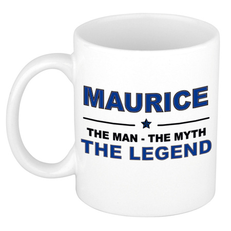Maurice The man, The myth the legend cadeau koffie mok / thee beker 300 ml