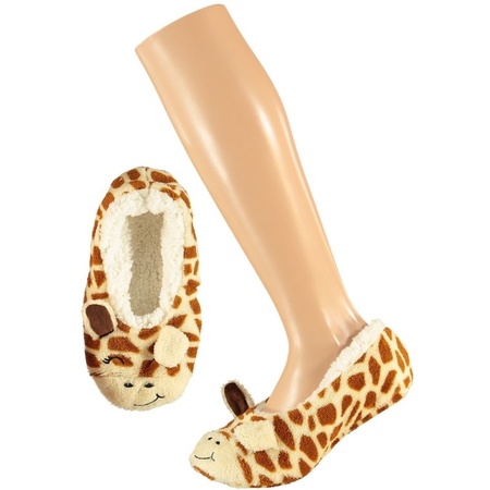 Flattie girls slippers giraffe size 28-30