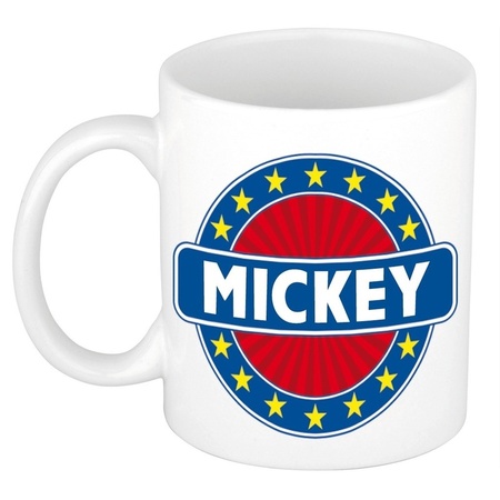 Mickey naam koffie mok / beker 300 ml