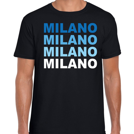 Milano / Milaan t-shirt zwart voor heren