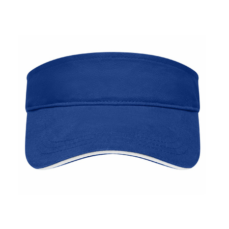 Myrtle Beach Zonneklep/pet - kobalt blauw - 47 cm - verstelbaar