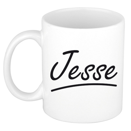 Name mug Jesse with elegant letters 300 ml