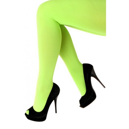 Verschrikkelijk Hen criticus Neon groene panty 60 denier - Panty`s & maillots - Bellatio warenhuis