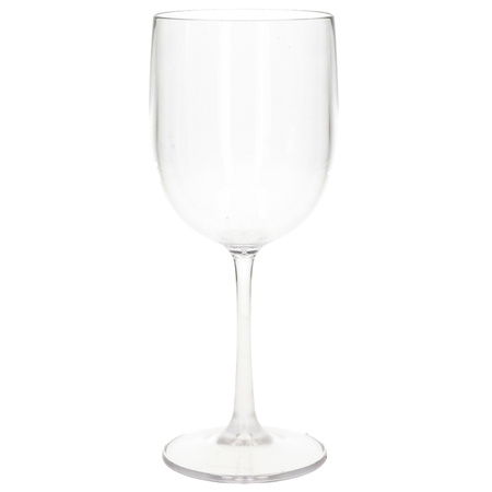 Onbreekbaar wijnglas transparant kunststof 48 cl/480 ml