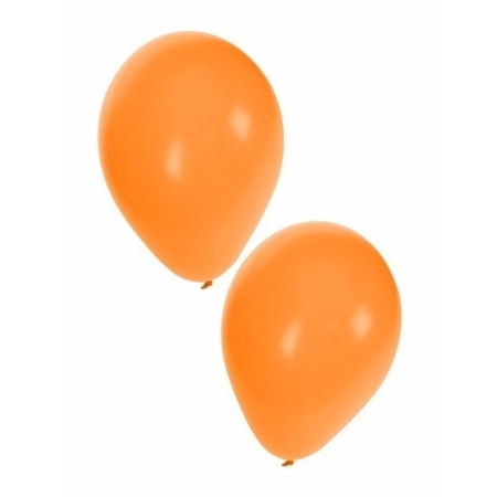 Oranje ballonnen 200 stuks