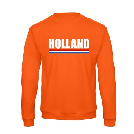 Oranje Holland supporter sweater heren