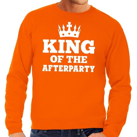 Oranje King of the afterparty sweater heren