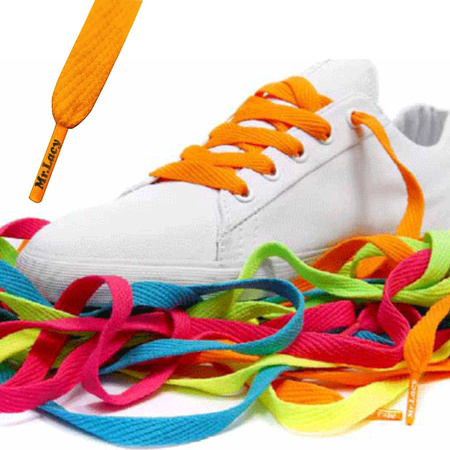 Mr. Lacy shoelaces orange 130 cm
