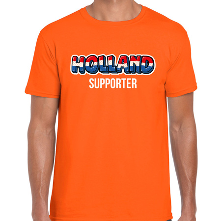 Oranje t-shirt Holland / Nederland supporter EK/ WK voor heren