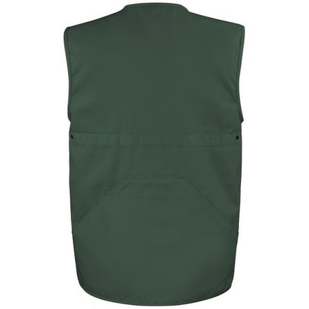 Safari/jungle verkleedset vest en hoed groen voor volwassenen