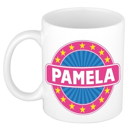 Pamela naam koffie mok / beker 300 ml