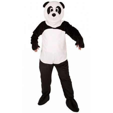 Plush giant panda costume