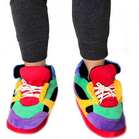 Pantoffels/sloffen clownschoenen/sneakers voor kinderen