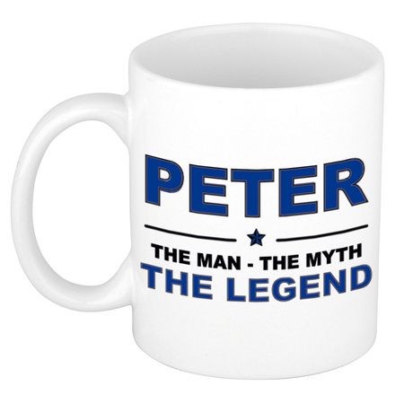 Peter The man, The myth the legend name mug 300 ml