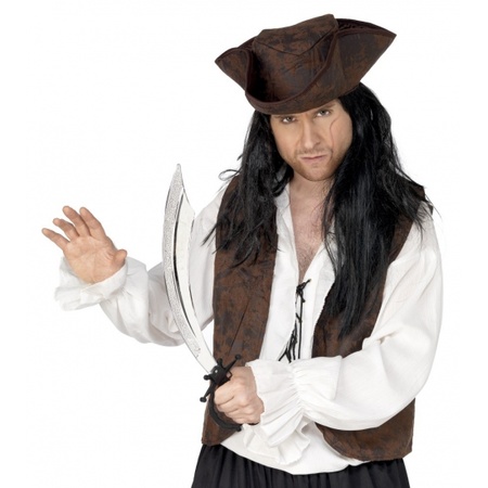 Piraten kostuum maat M met zwaard voor kids