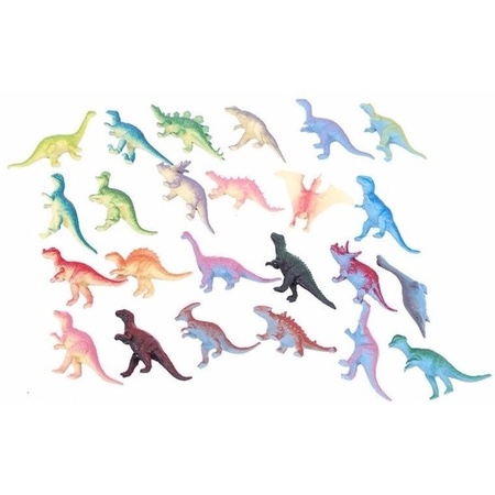 Plastic dinosaurs 12x pcs