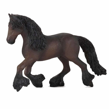 Plastic speelgoed boerderijdieren set van 2x stuks paarden