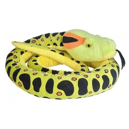 Pluche anaconda slang knuffel 280 cm