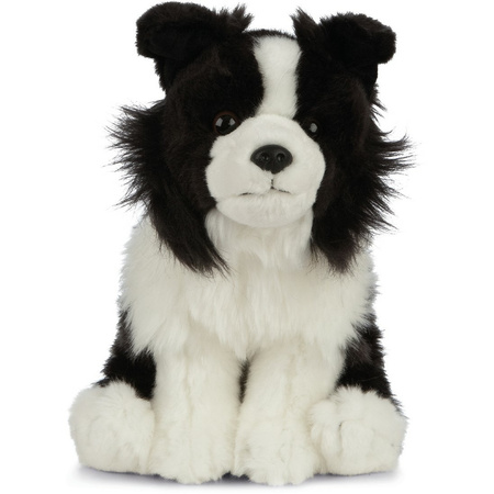Pluche Border Collie honden knuffel 20 cm speelgoed