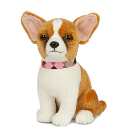 Pluche Chihuahua honden knuffel 20 cm speelgoed