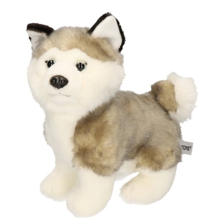 Pluche Husky hond knuffel 24 cm