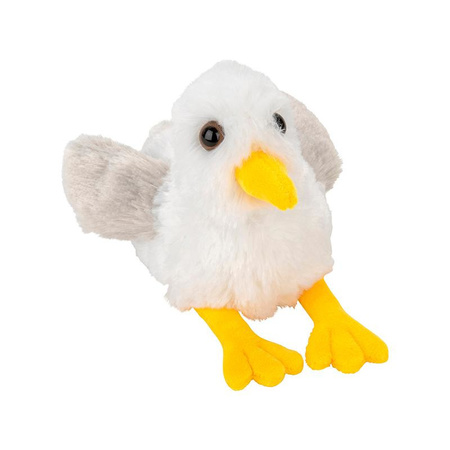 Plush soft toy animals small seagull 13 cm