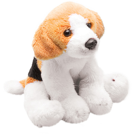 Soft toy animals Beagle dog 13 cm - Dogs