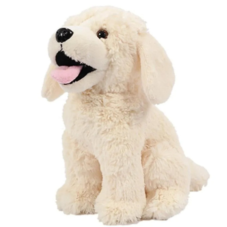 Pluche labrador hond knuffel - beige - 20 cm