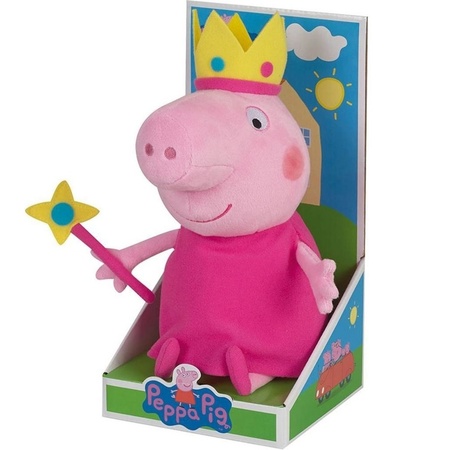 Plush Peppa Pig prinses cuddle toy 24 cm