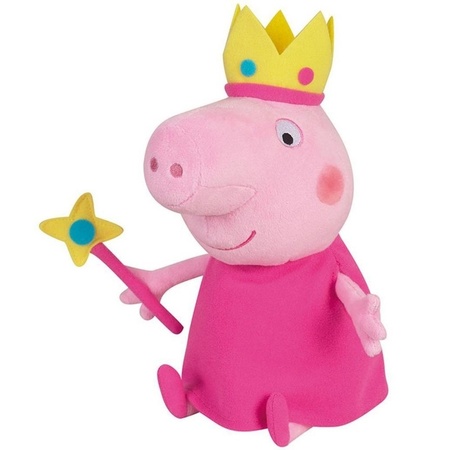 Plush Peppa Pig prinses cuddle toy 24 cm