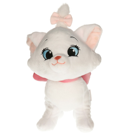 Pluche witte Disney Marie kat/poes knuffel 20 cm speelgoed