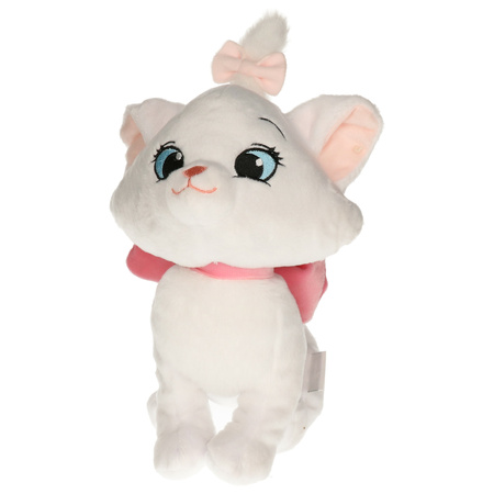 Pluche witte Disney Marie kat/poes knuffel 25 cm speelgoed