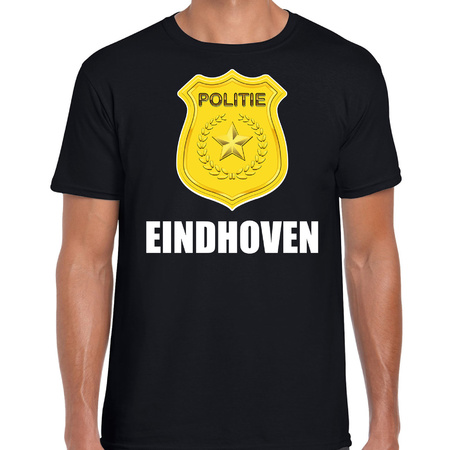 Politie emblem Eindhoven t-shirt black for men