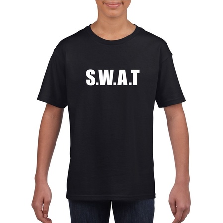 Police SWAT t-shirt black children