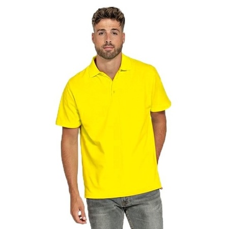 Polo shirt geel voor heren 