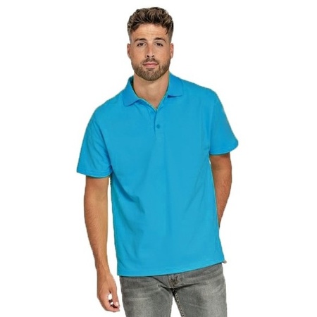 Polo shirt turquoise for men
