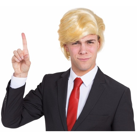 President dress up kit Donald Trump with hat and wig